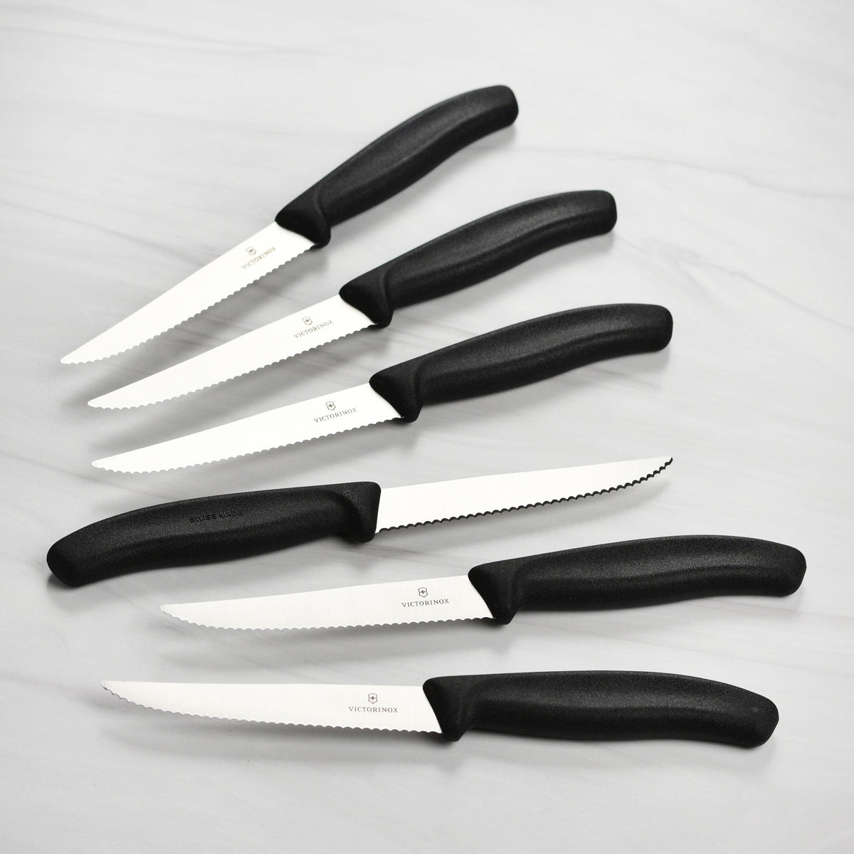 Victorinox Swiss Classic 14 Piece Walnut Swivel Knife Block Set