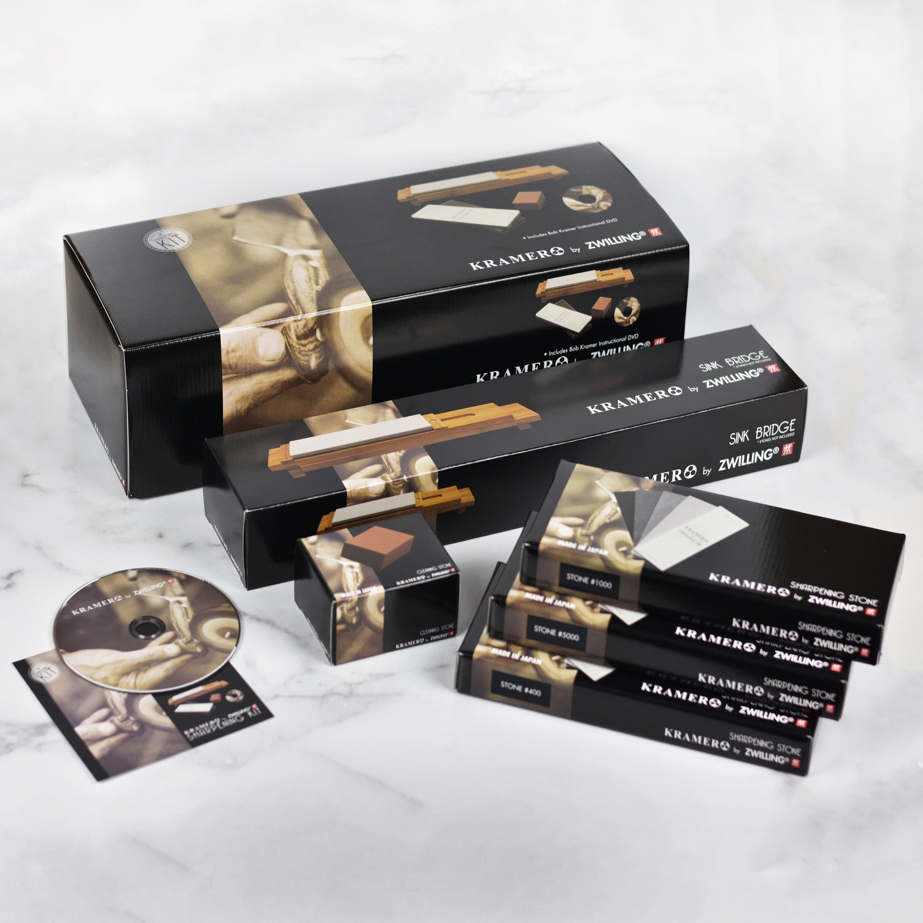 Kramer Glass Water Stone Sharpening Kit