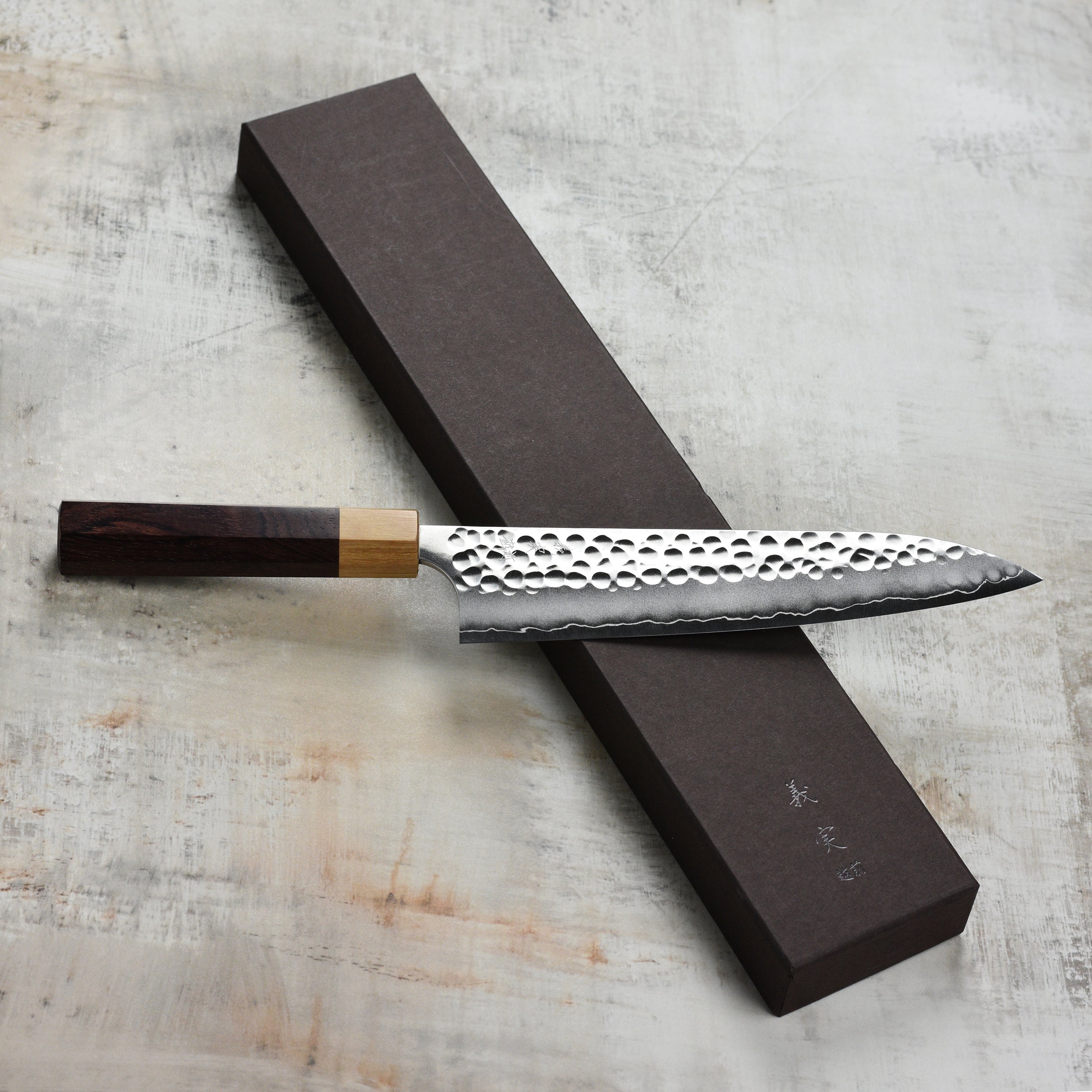 Yoshimi Kato Forged Ginsan Stainless Clad 8.25" Gyuto