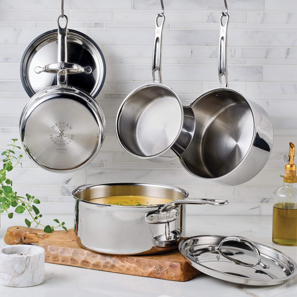 Hestan ProBond Luxe 2-quart Stainless Steel Saucepan