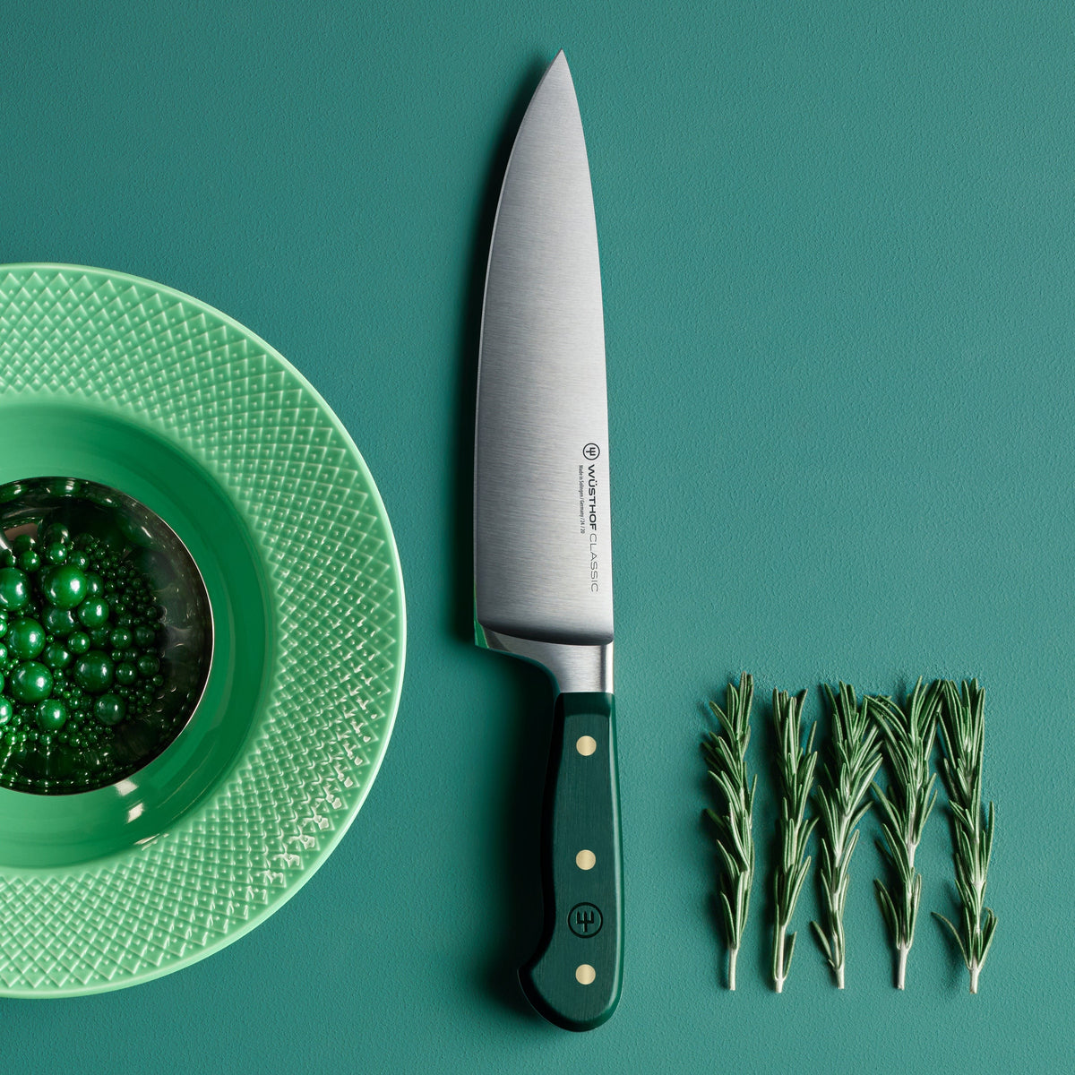 Wusthof Classic Fresh Rosemary 8 Piece Knife Block Set
