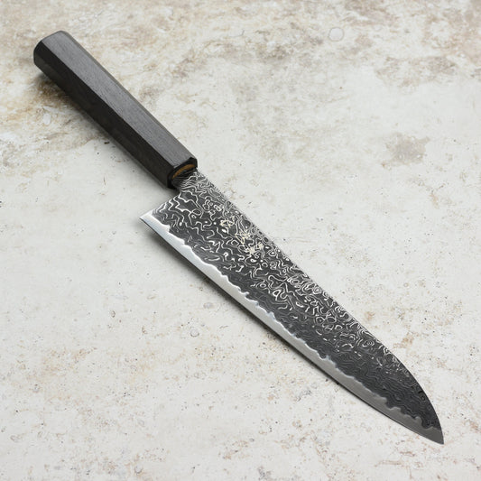 Hatsukokoro Ryuhyo SG2 Kurozome Damascus 8.25" Gyuto