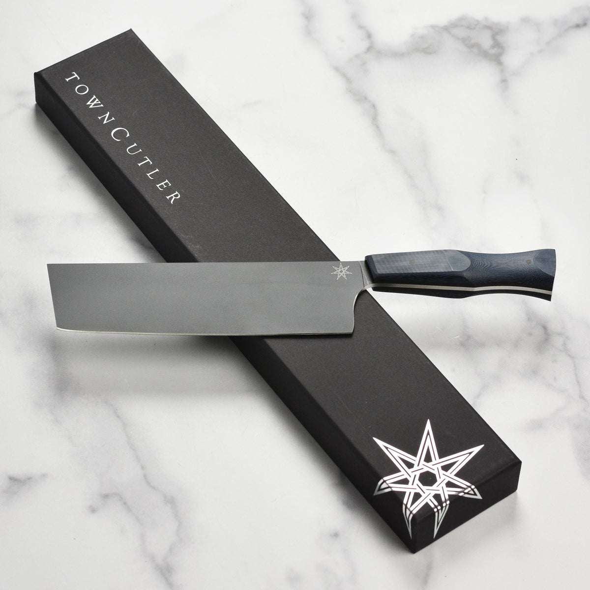 Town Cutler eXo Blue 7" Nakiri Knife