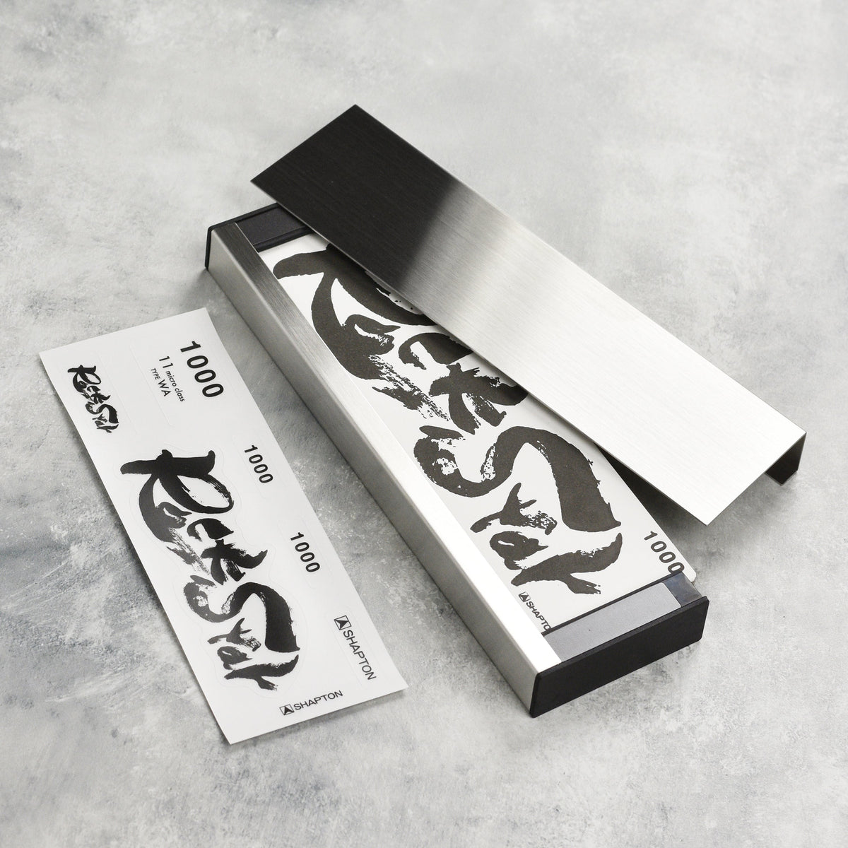 Shapton RockStar 1000 Whetstone with Stainless Steel Case