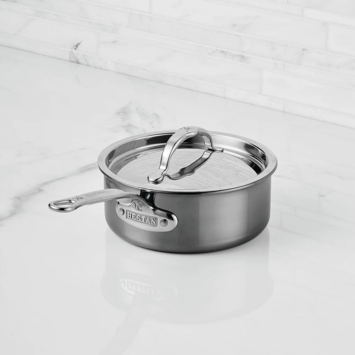 Hestan NanoBond 1.5-quart Titanium Stainless Steel Saucepan