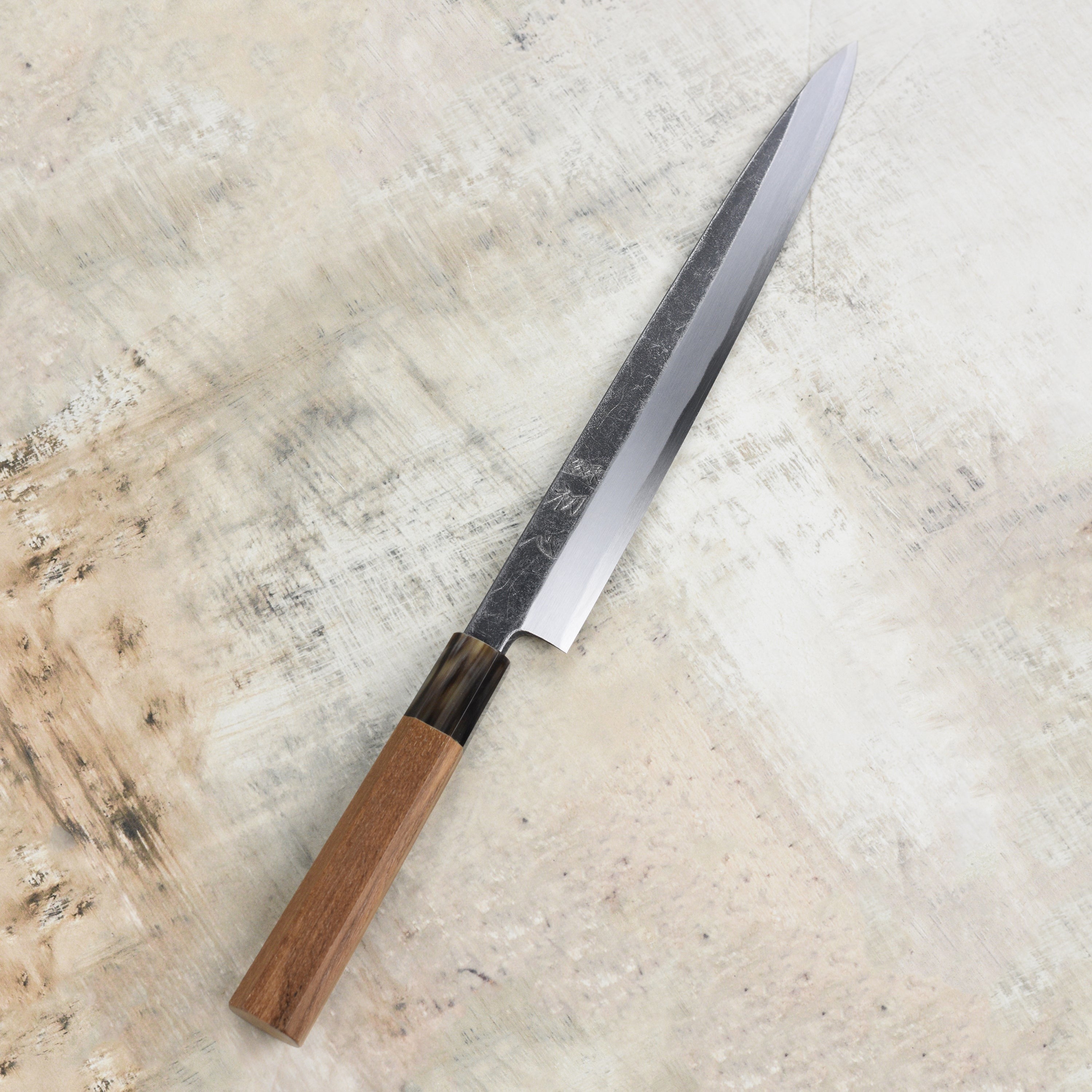 Hatsukokoro Shirasagi Aogami #2 Kurouchi Single-Bevel 10.6" Yanagiba