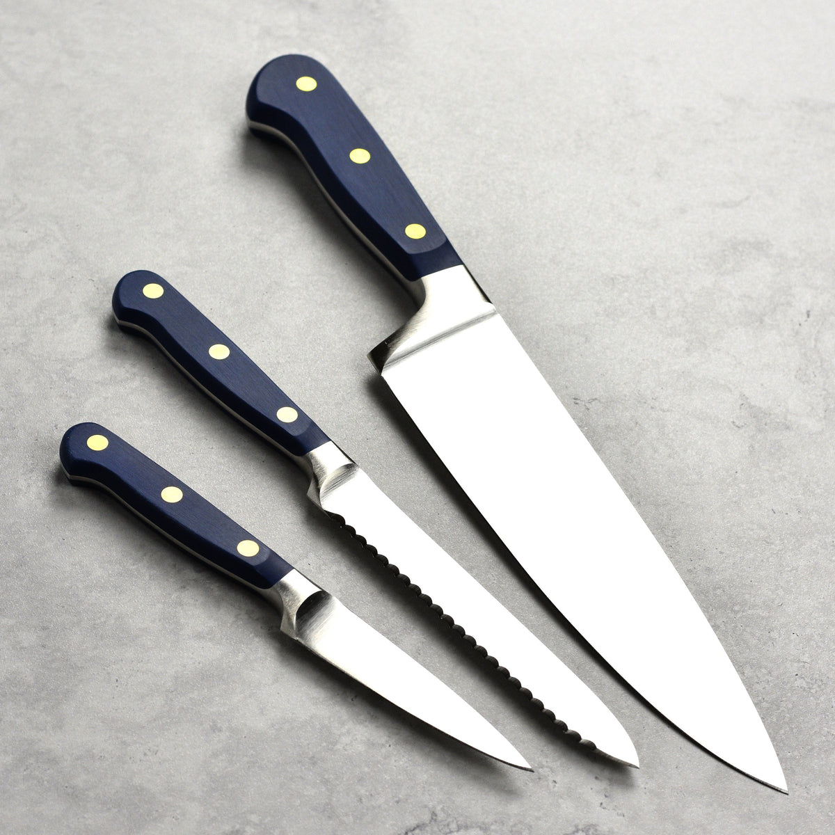 Wusthof Classic Wild Blueberry 3 Piece Knife Set