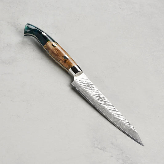 Kurosaki Fujin Forged SG2 Damascus 5.1" Petty with Saya