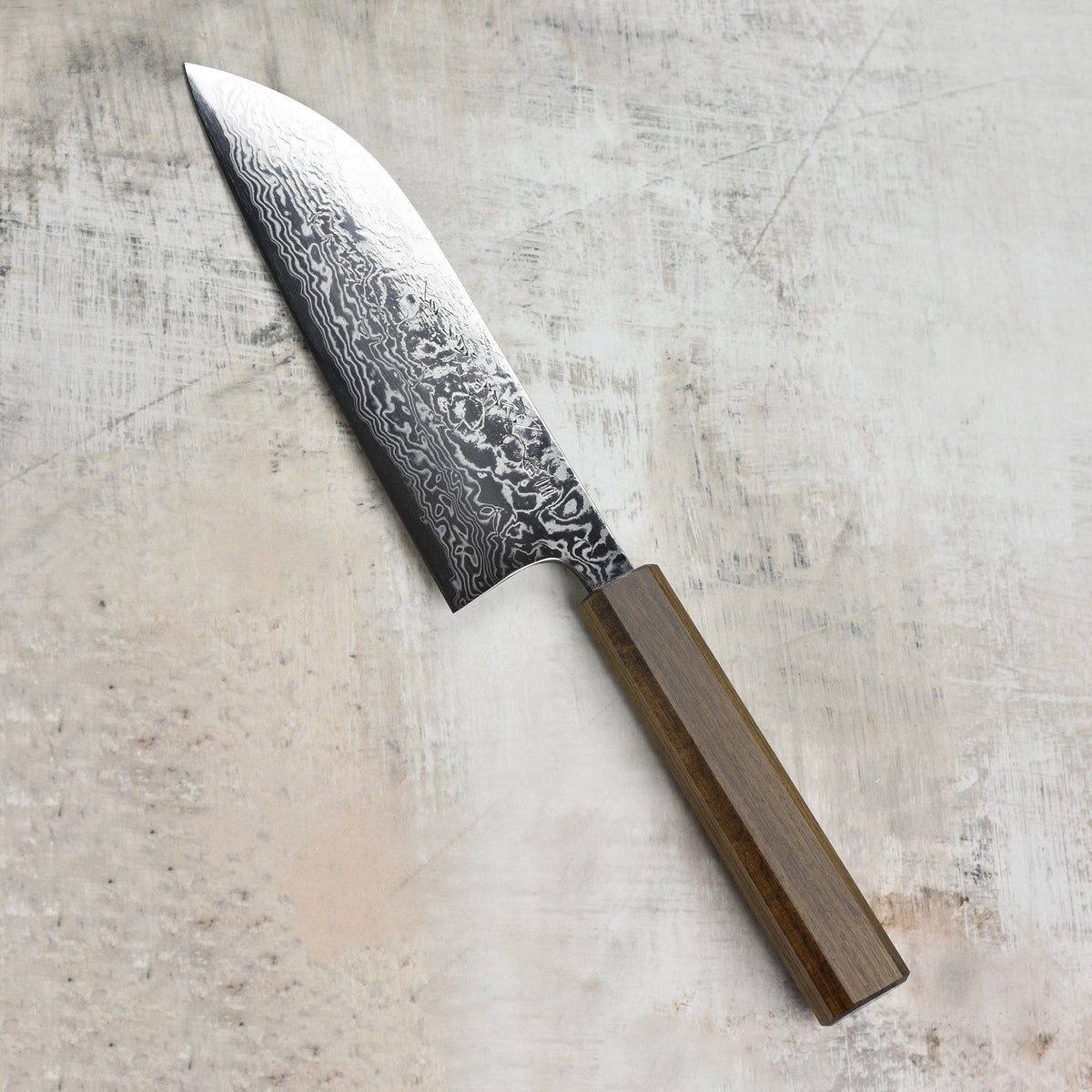 Matsubara Ginsan Damascus 6.7" Santoku