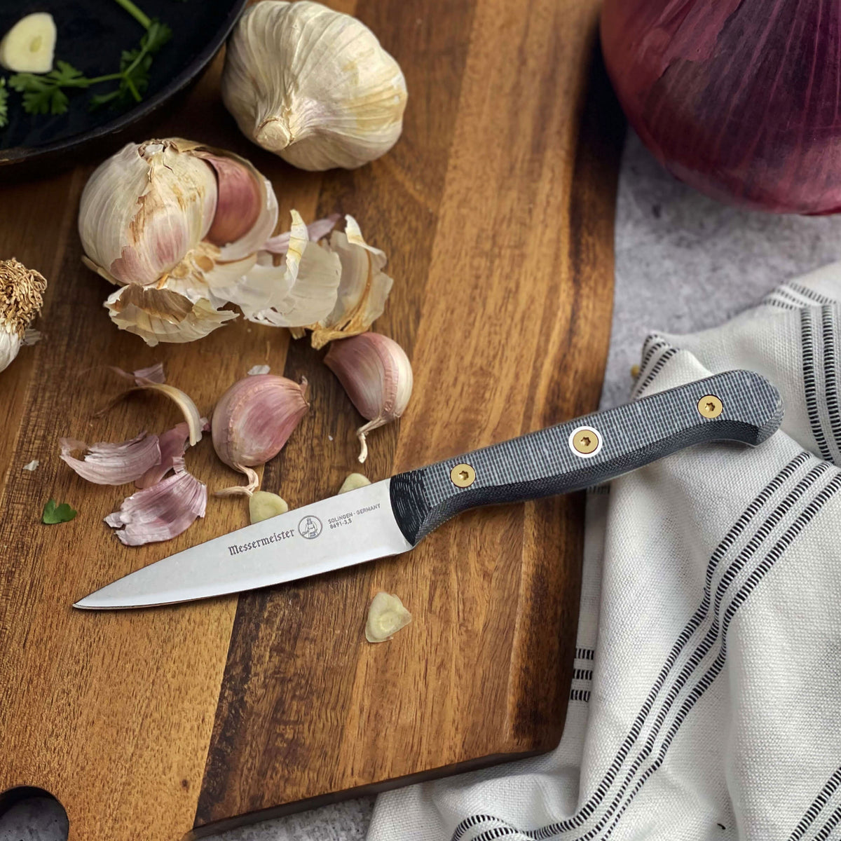 Messermeister Custom Micarta 5 Piece Knife Block Set