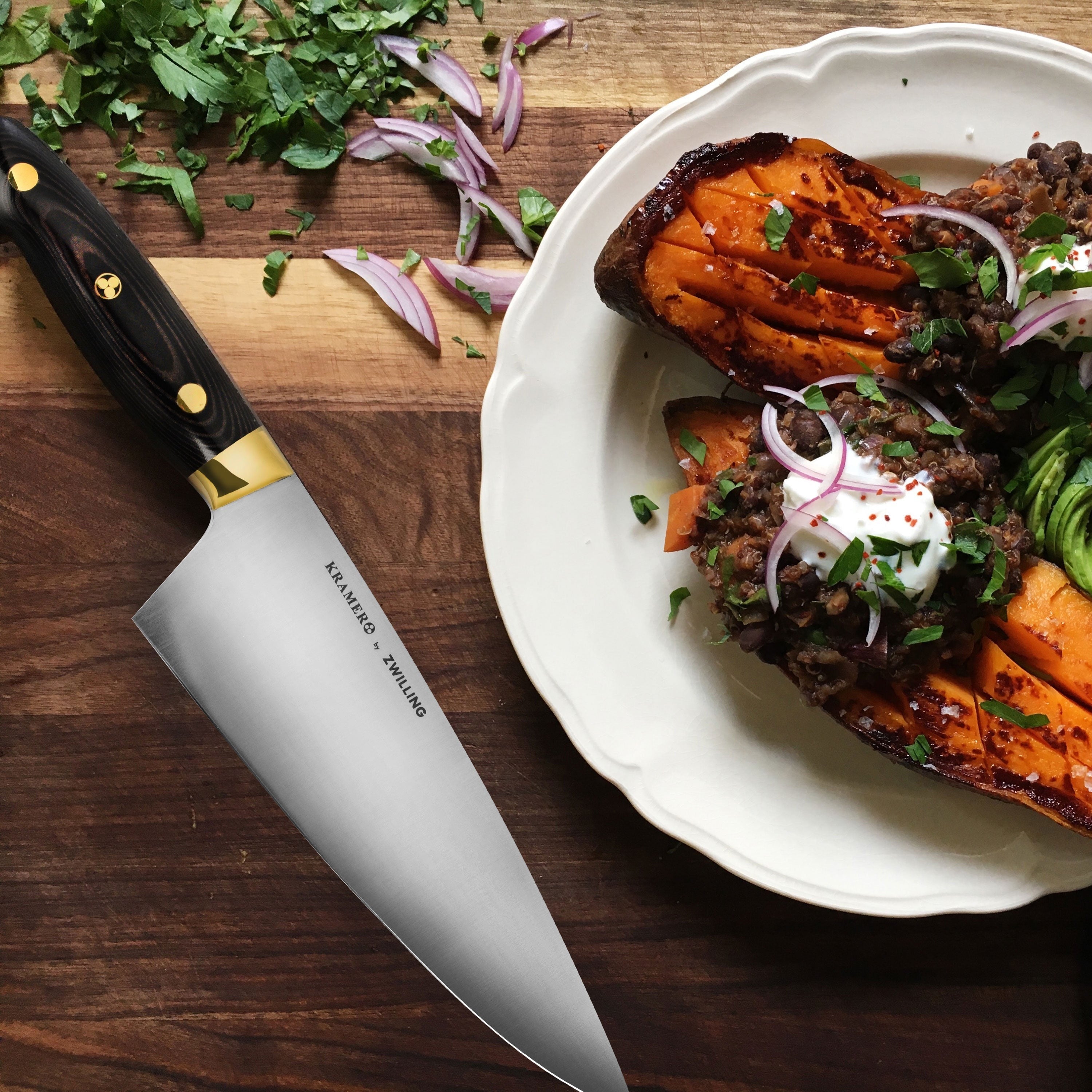Kramer Carbon 2.0 7 Piece Magnetic Easel Knife Block Set