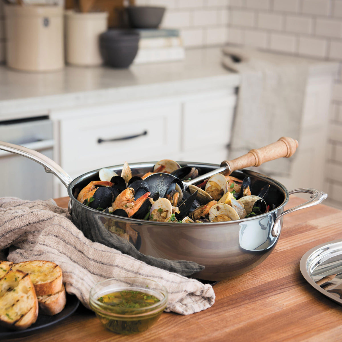 Hestan NanoBond 5-quart Titanium Stainless Steel Essential Pan