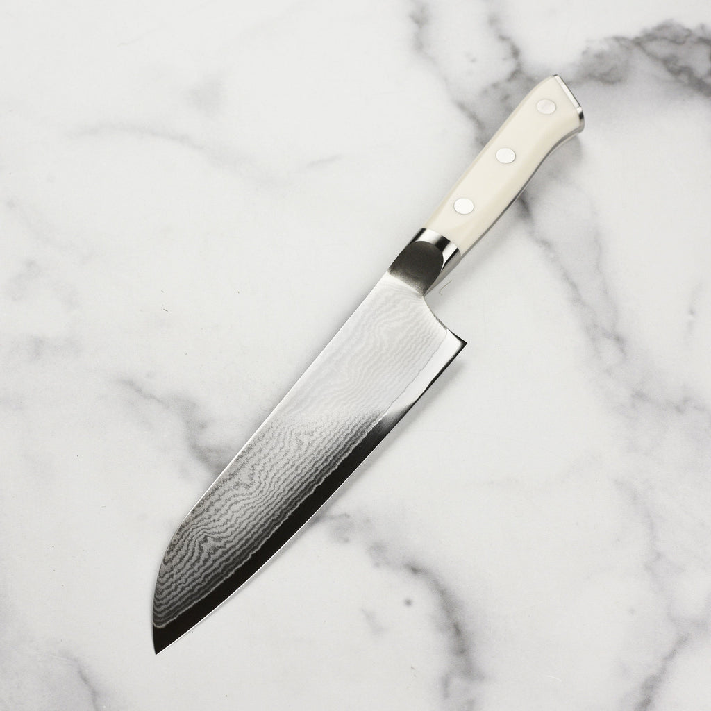 Zanmai Classic Damascus Corian 7" Santoku