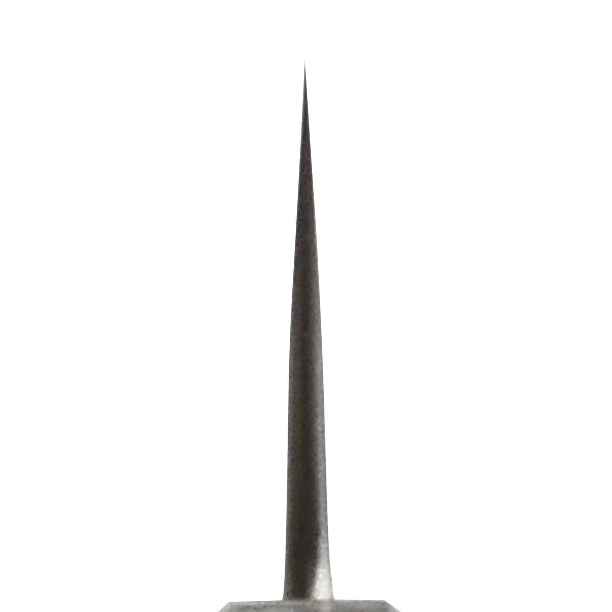 Yoshikane Shirogami #2 Kurouchi Stainless Clad 6.5" Santoku, Stabilized Birch