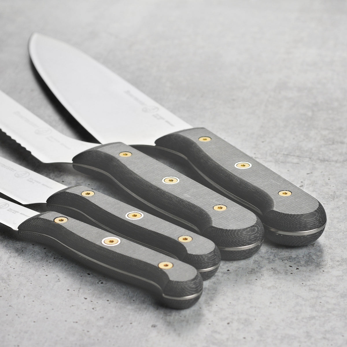 Messermeister Custom Micarta 5 Piece Knife Block Set