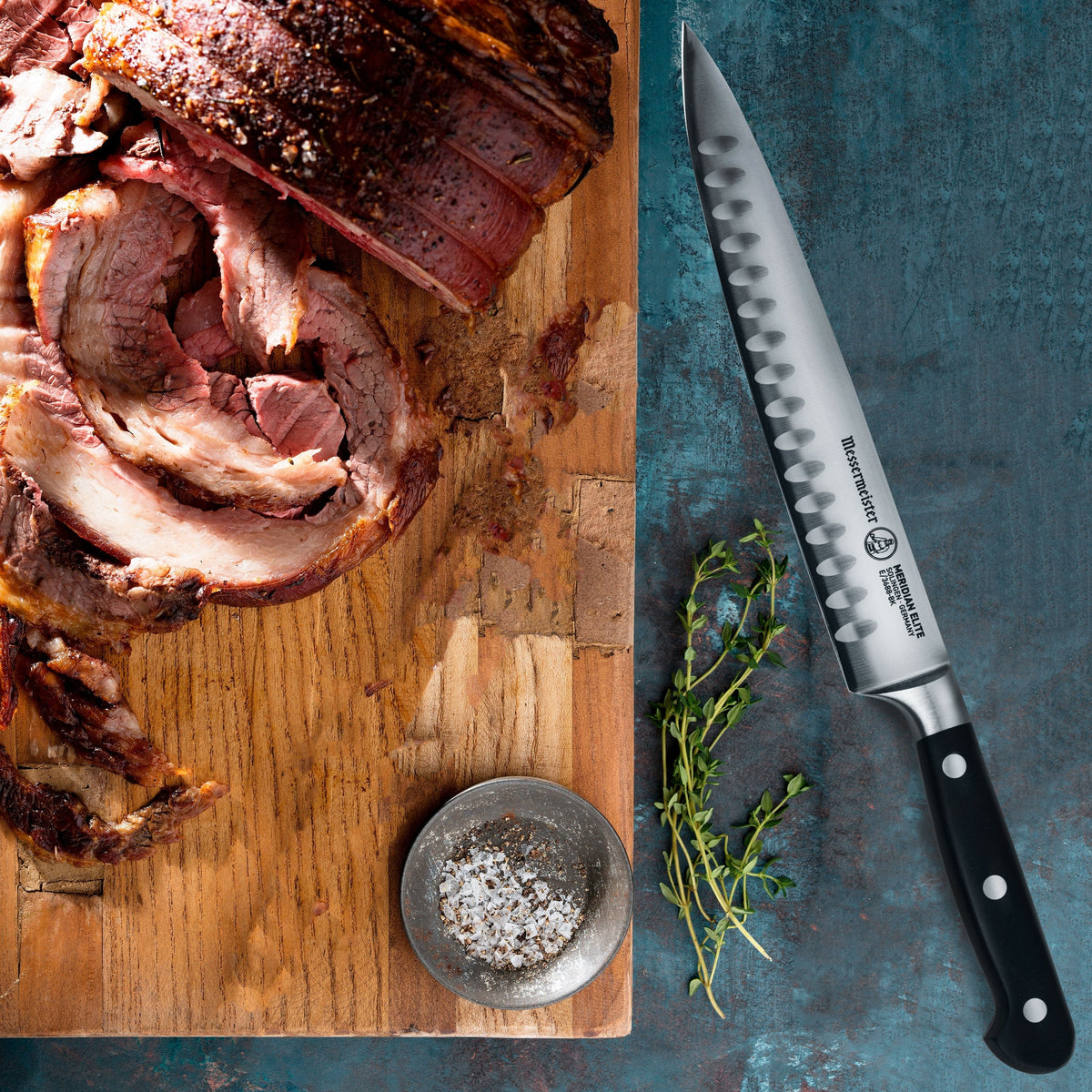 Messermeister Meridian Elite 8" Hollow Edge Carving Knife